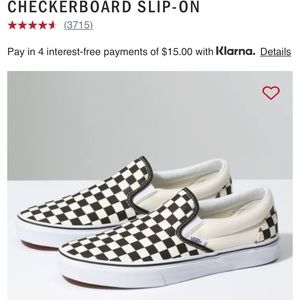Vans - CHECKERBOARD SLIP-ON